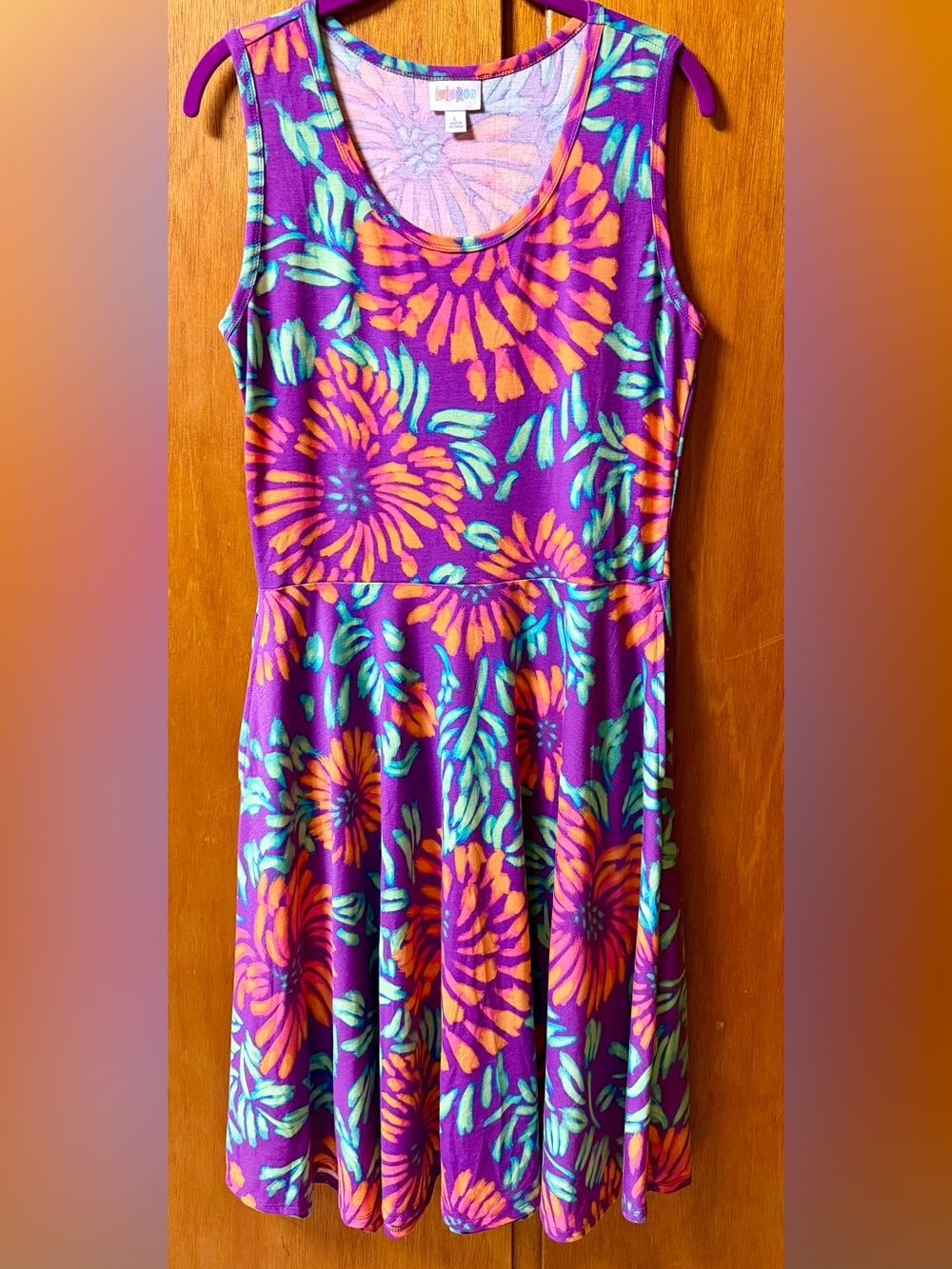 LuLaRoe “Nicki” Sleeveless Dress  NWOT